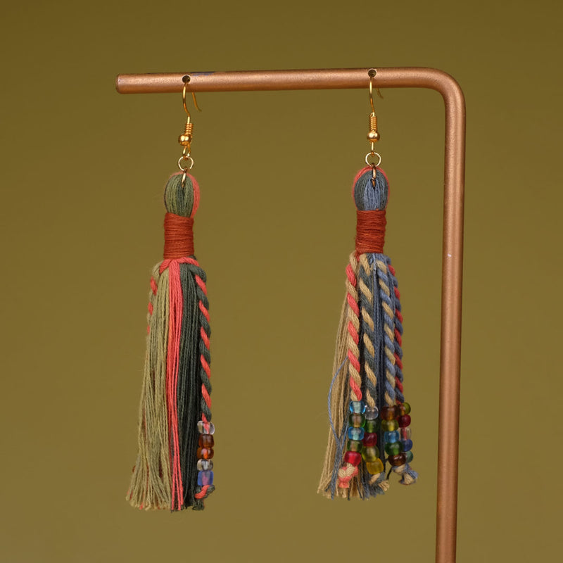 Anting Pijar - Earrings Tenun Ikat | Noesa