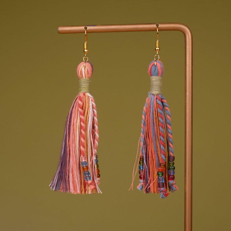 Anting Pijar - Earrings Tenun Ikat | Noesa