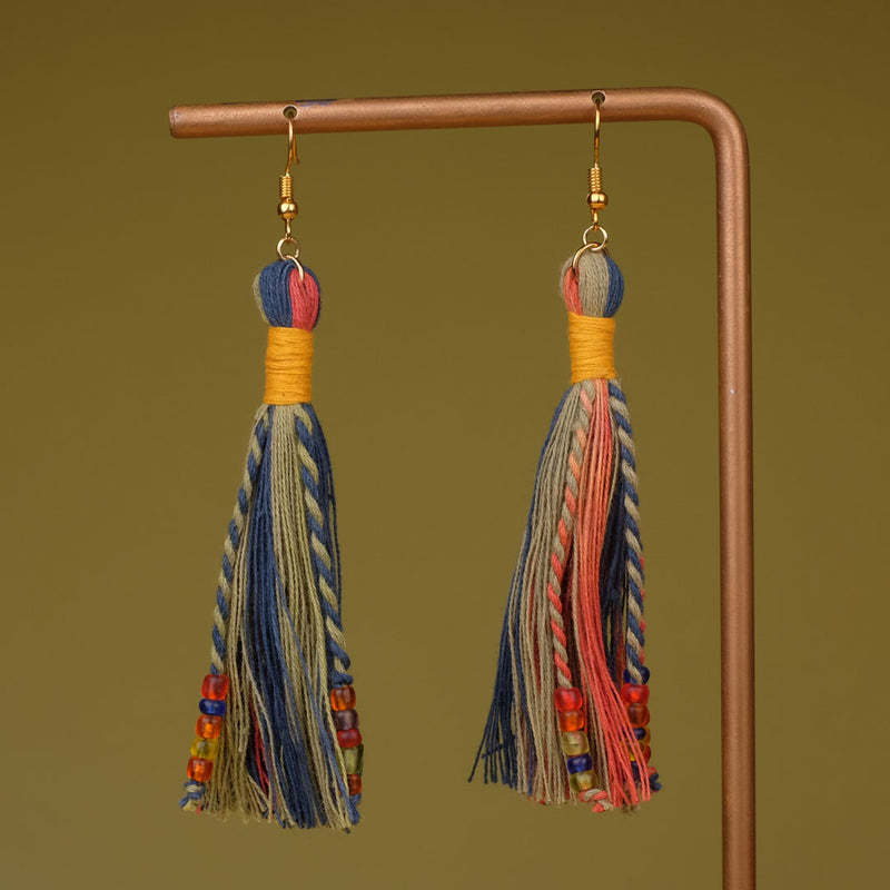 Anting Pijar - Earrings Tenun Ikat | Noesa