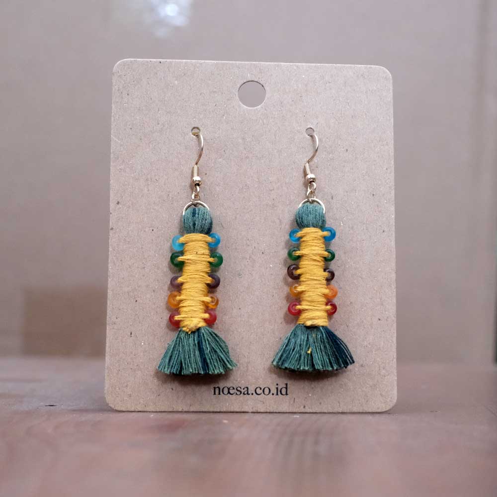Earrings Tenun Ikat - Pilin Rua | Noesa