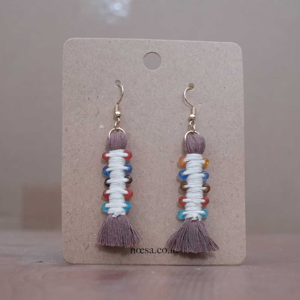 Earrings Tenun Ikat - Pilin Rua | Noesa