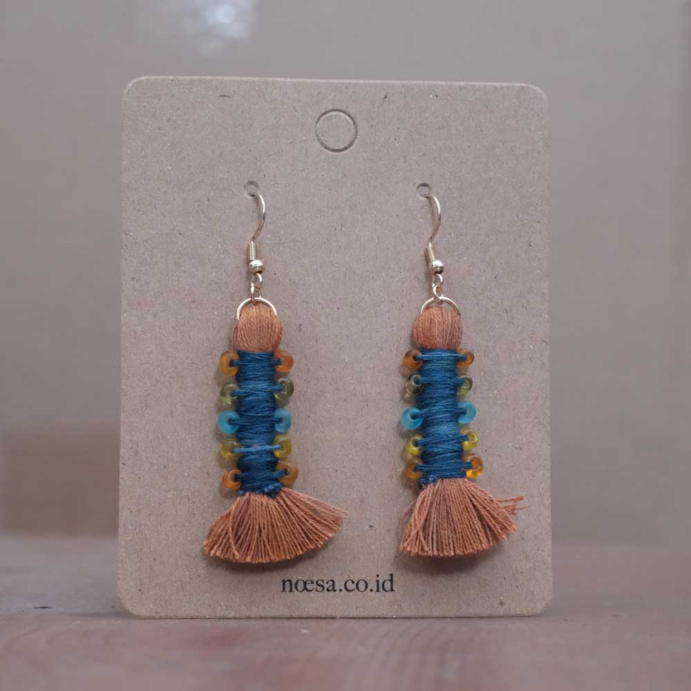 Earrings Tenun Ikat - Pilin Rua | Noesa