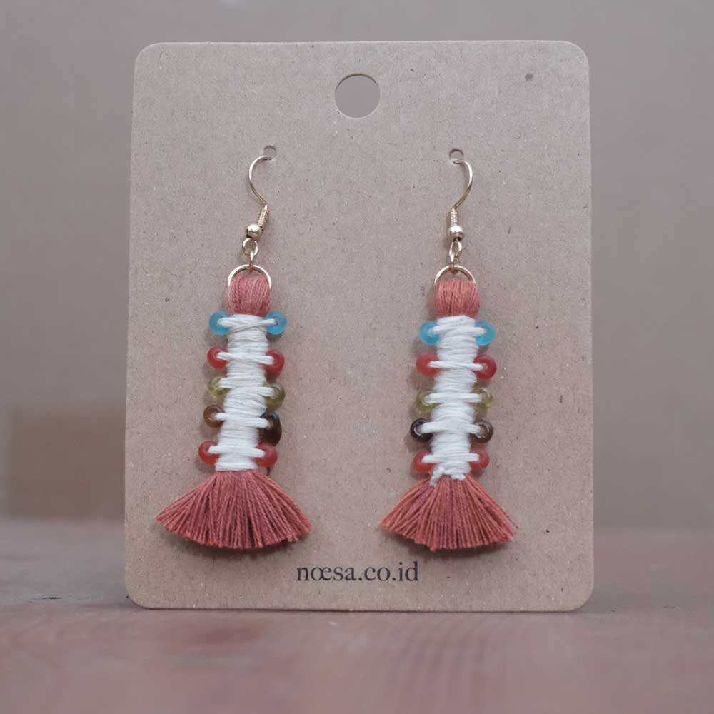 Earrings Tenun Ikat - Pilin Rua | Noesa