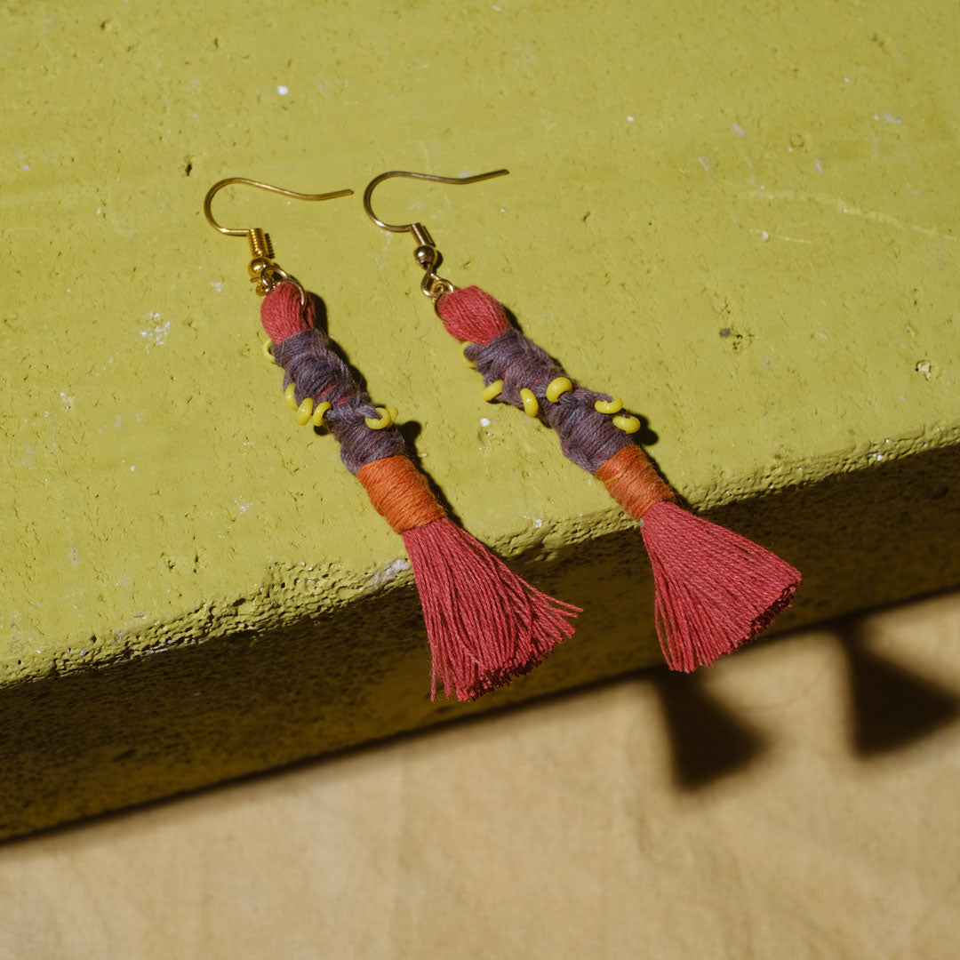Earrings Tenun Ikat - Pilin Tilu | Noesa