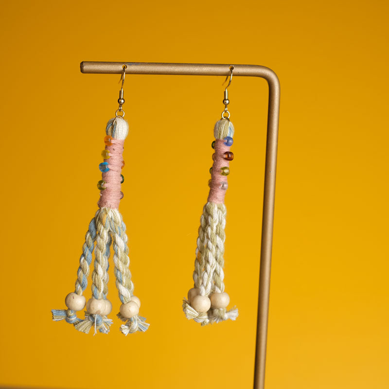 Anting Pilin - Earrings Tenun Ikat | Noesa