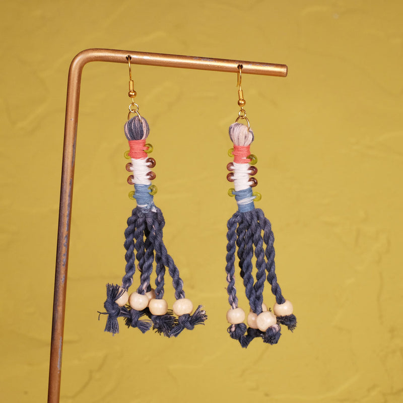 Anting Pilin - Earrings Tenun Ikat | Noesa