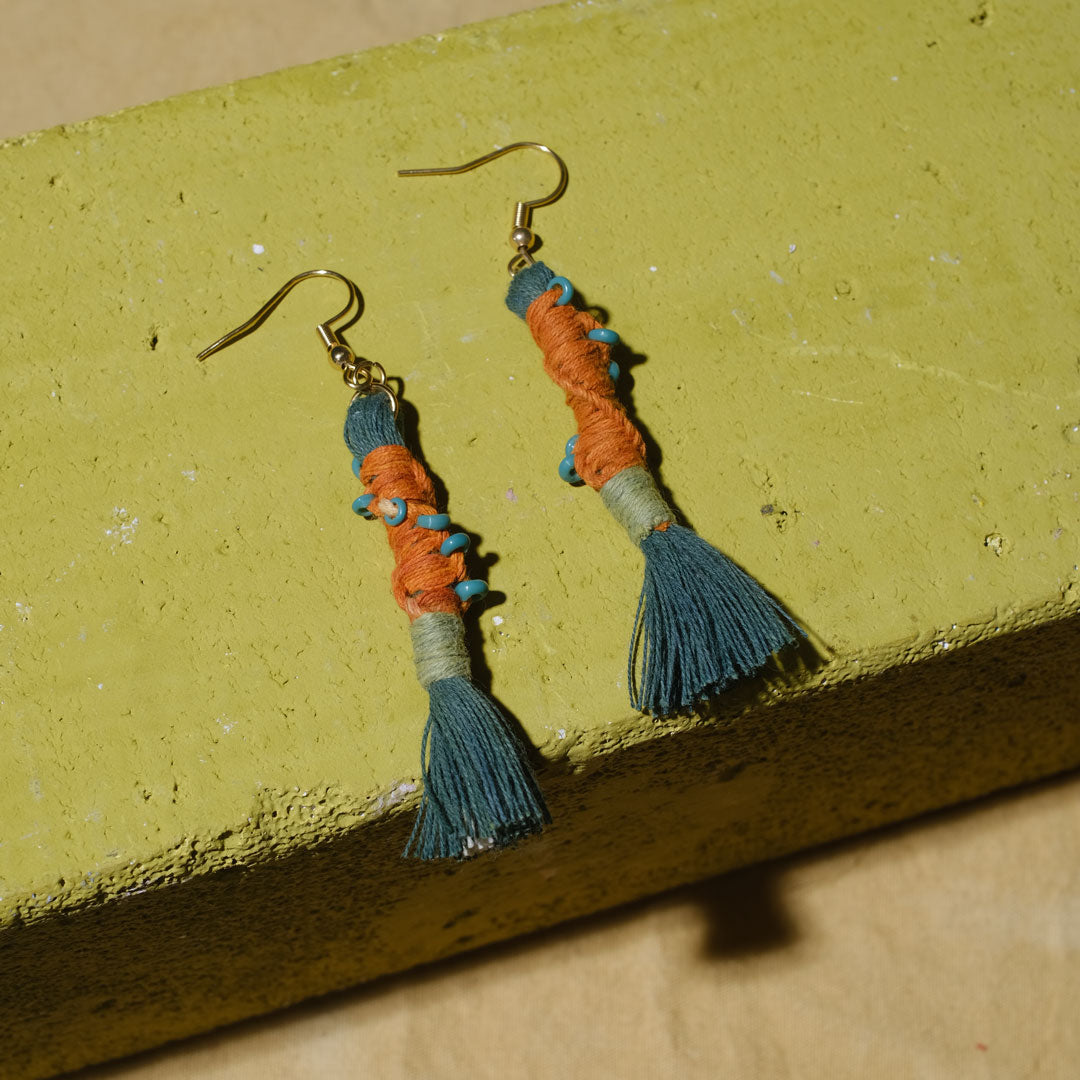Earrings Tenun Ikat - Pilin Tilu | Noesa