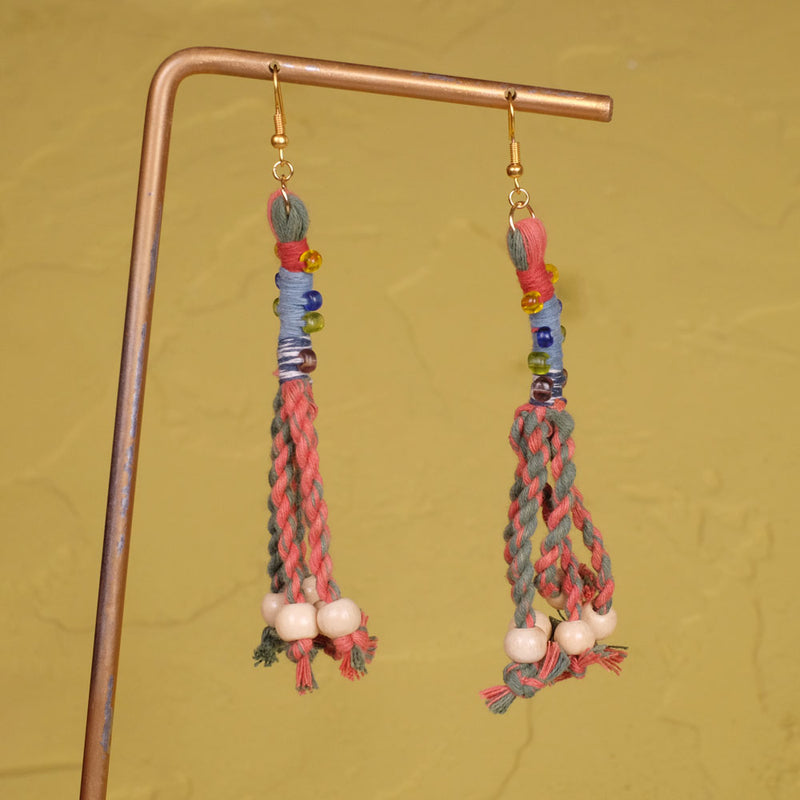 Anting Pilin - Earrings Tenun Ikat | Noesa