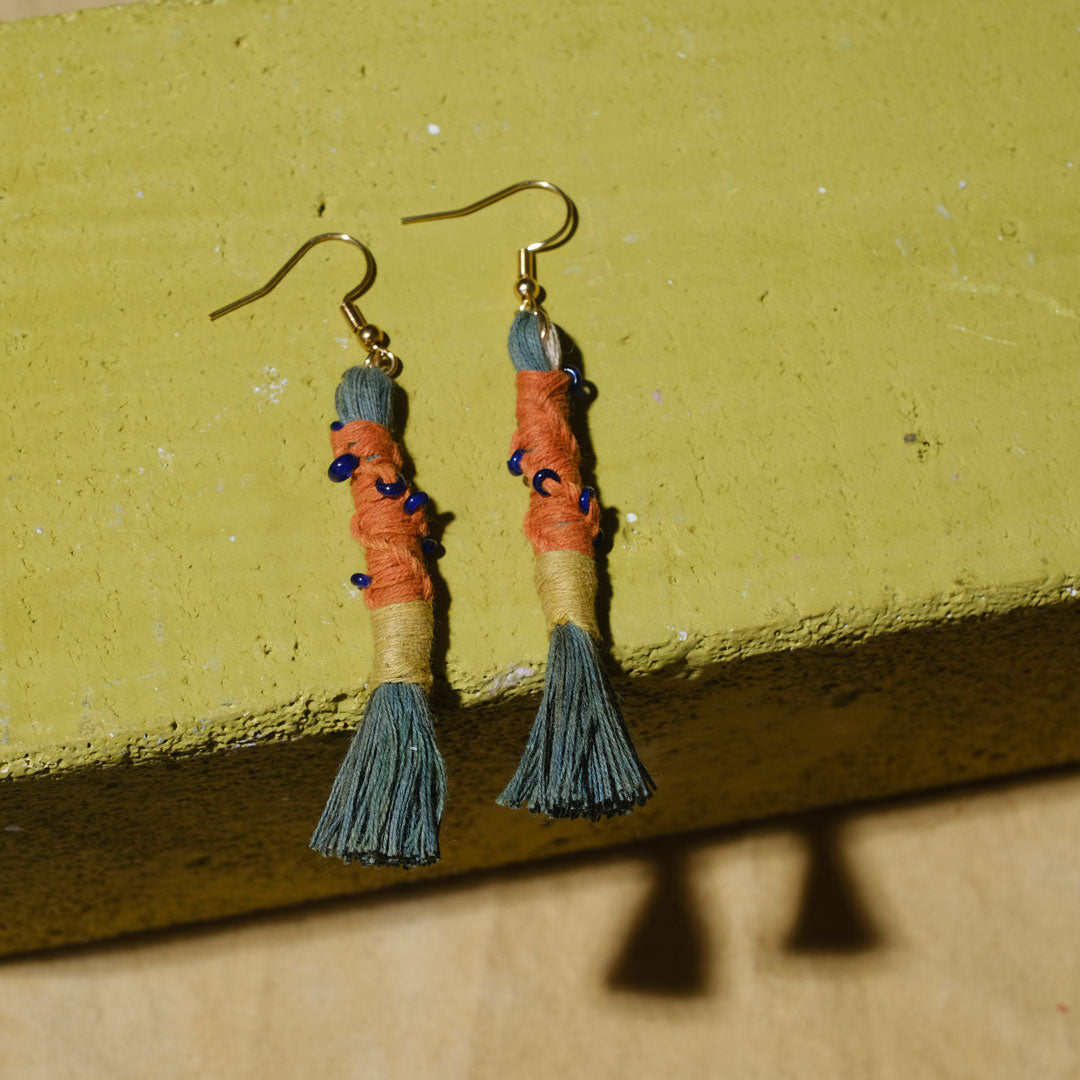 Earrings Tenun Ikat - Pilin Tilu | Noesa