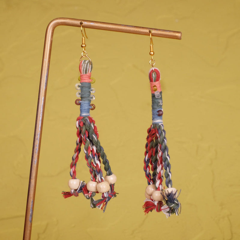 Anting Pilin - Earrings Tenun Ikat | Noesa