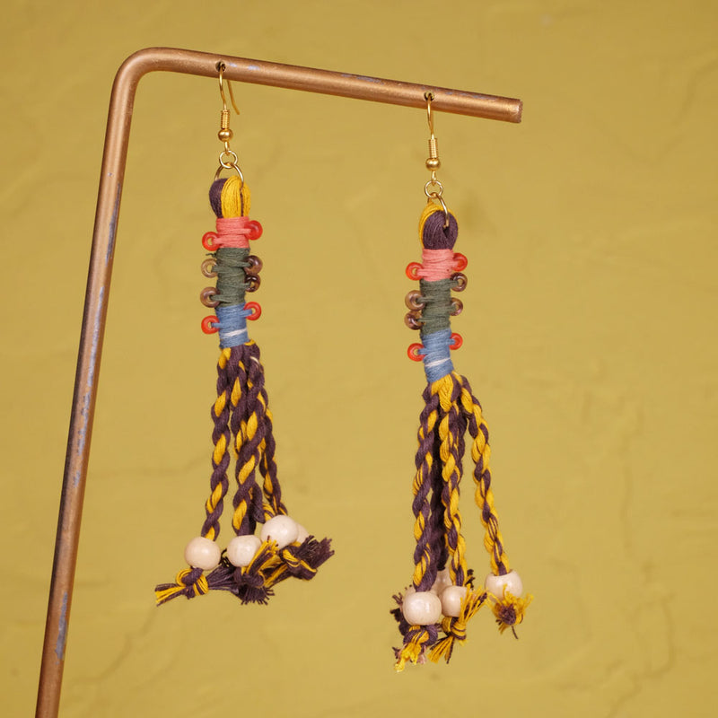 Anting Pilin - Earrings Tenun Ikat | Noesa