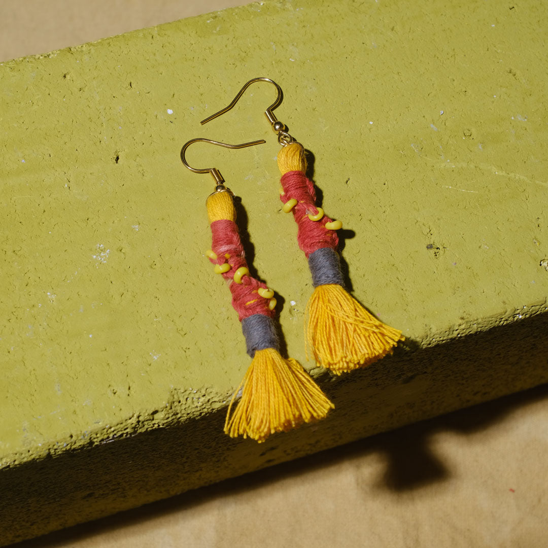 Earrings Tenun Ikat - Pilin Tilu | Noesa