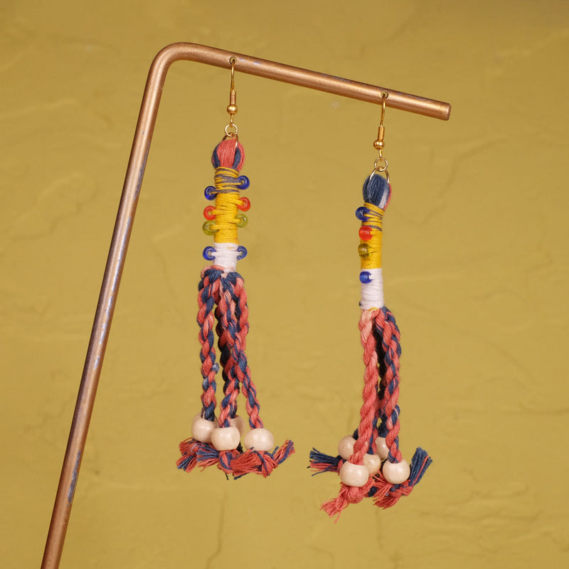 Anting Pilin - Earrings Tenun Ikat | Noesa