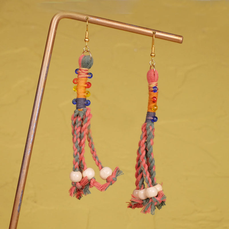 Anting Pilin - Earrings Tenun Ikat | Noesa