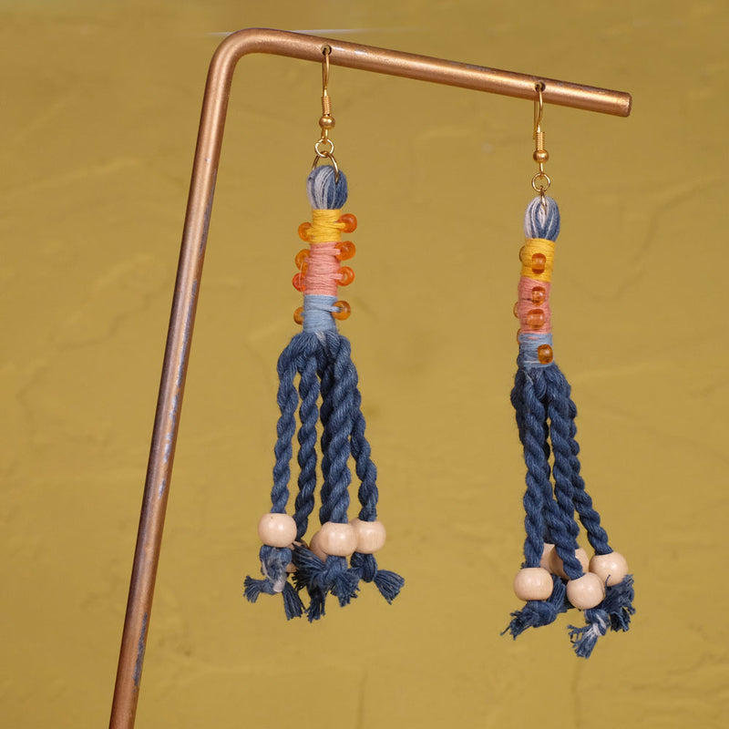 Anting Pilin - Earrings Tenun Ikat | Noesa