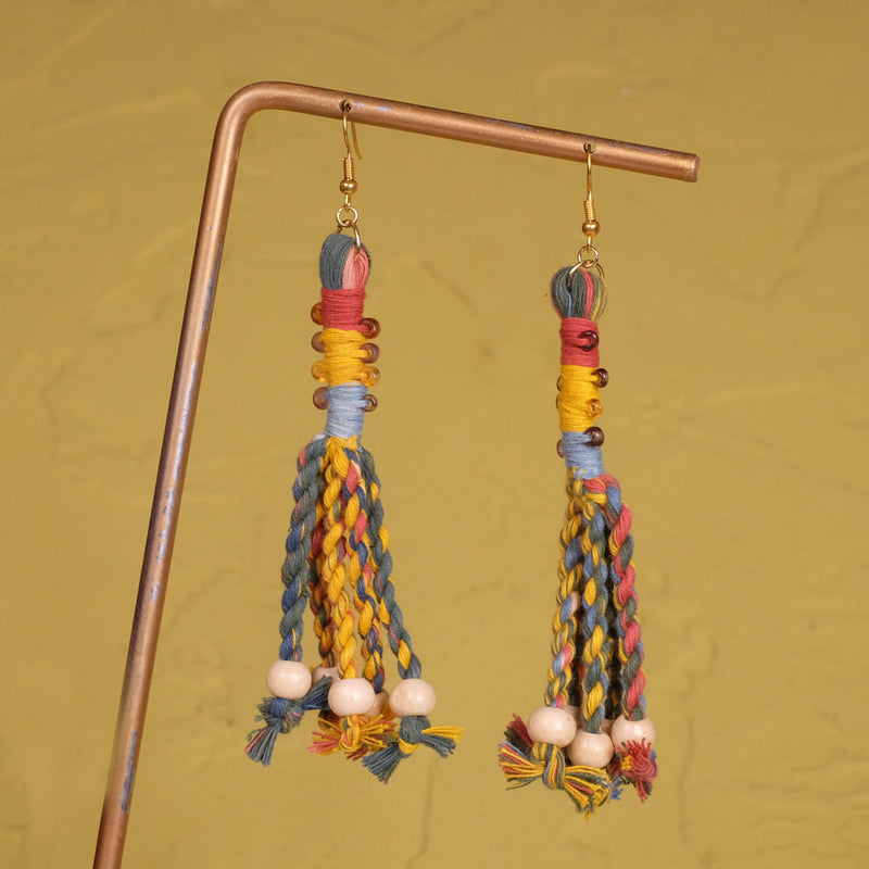 Anting Pilin - Earrings Tenun Ikat | Noesa