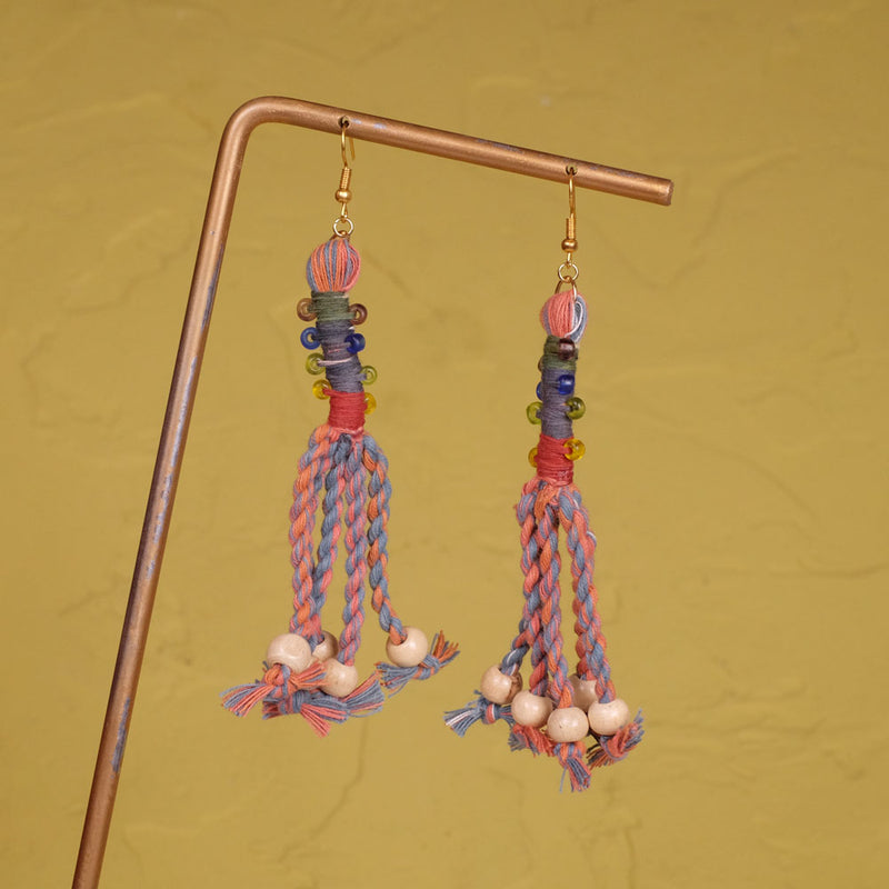 Anting Pilin - Earrings Tenun Ikat | Noesa