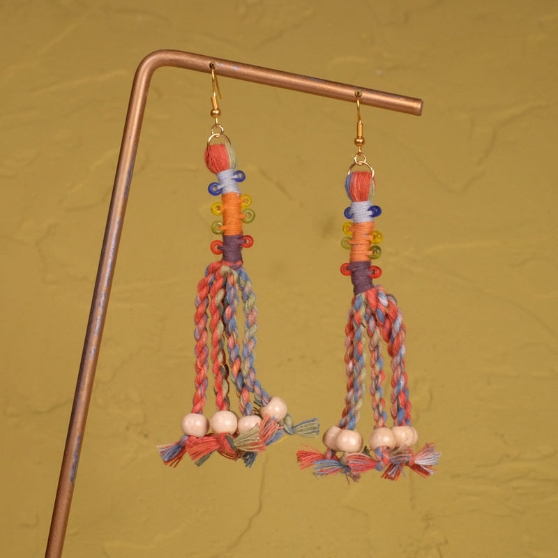 Anting Pilin - Earrings Tenun Ikat | Noesa