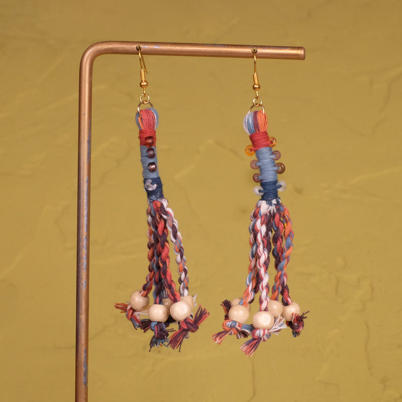 Anting Pilin - Earrings Tenun Ikat | Noesa