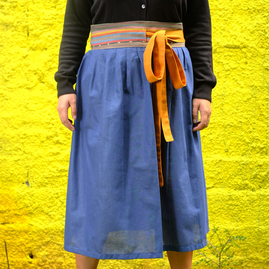 Hanbok Skirt - Rok Likat Full Tenun Plus Size  | Noesa