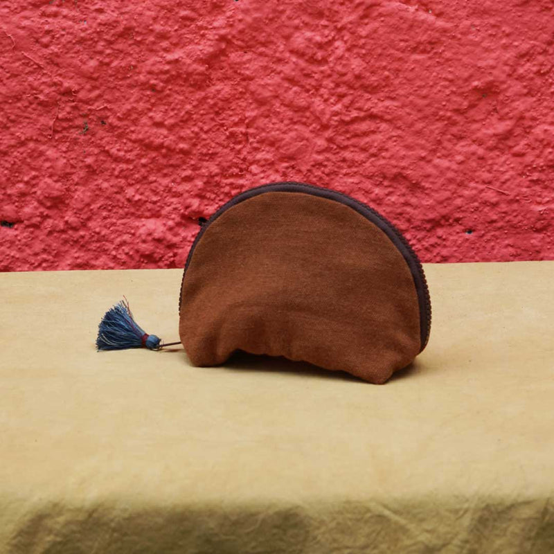 Pancong Pouch Linen - Terracotta | Noesa