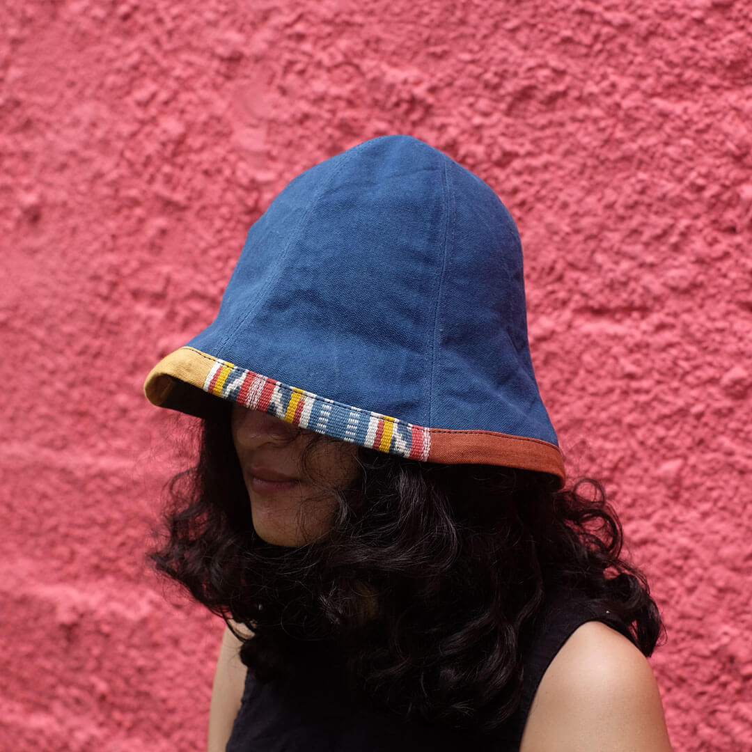Topi Tulip Half Tenun - Bucket Hat | Noesa