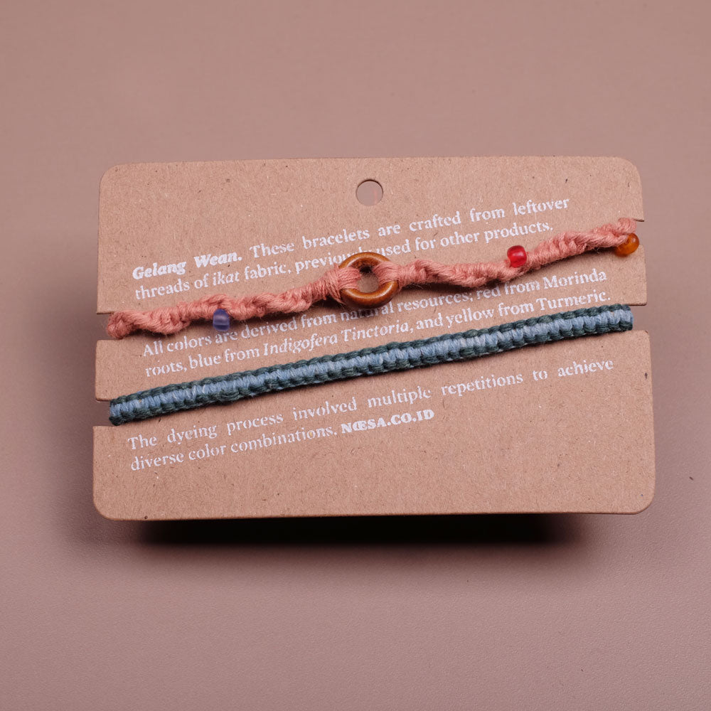 Gelang Wean Set Of 2 Kayu - Bracelet | Noesa