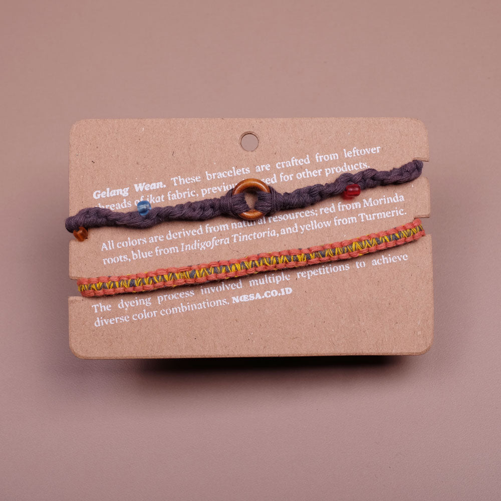 Gelang Wean Set Of 2 Kayu - Bracelet | Noesa