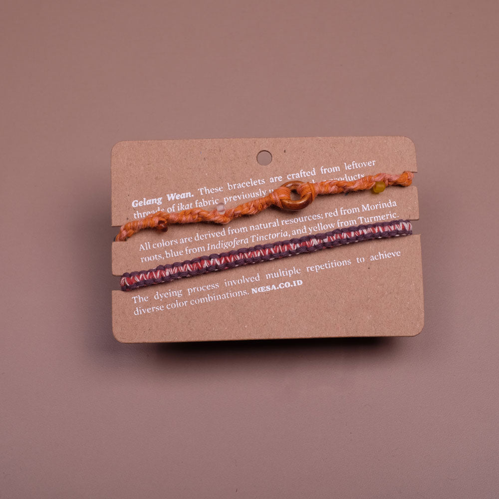 Gelang Wean Set Of 2 Kayu - Bracelet | Noesa