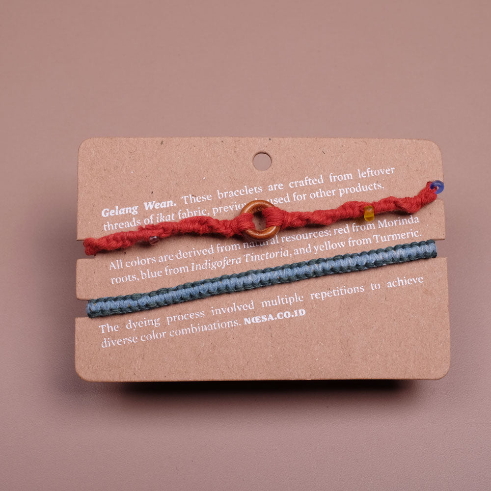 Gelang Wean Set Of 2 Kayu - Bracelet | Noesa