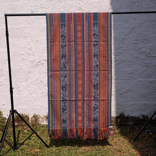 Utan Korasong Manuwulu - Sarong - 294 x 81 - Tenun Ikat Sikka Flores Natural Dye | Watubo