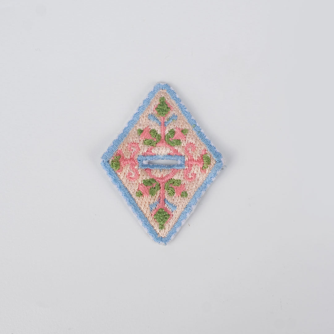 Embroidery Button Cover Patch - Parade Saku | Noesa