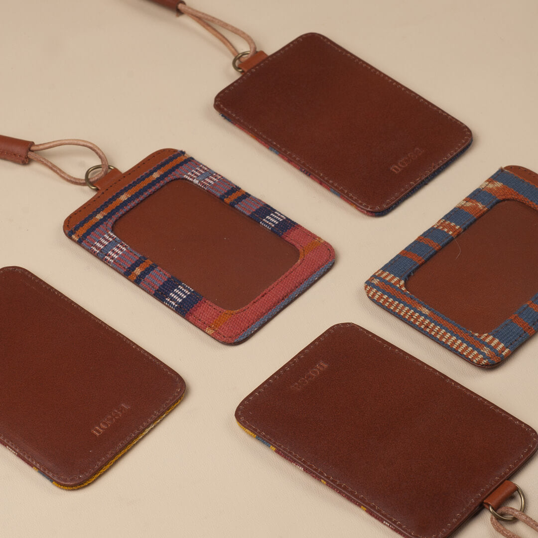 Selip Kulit - ID Holder with Leather Lanyard | Noesa - Noesa | Noesa