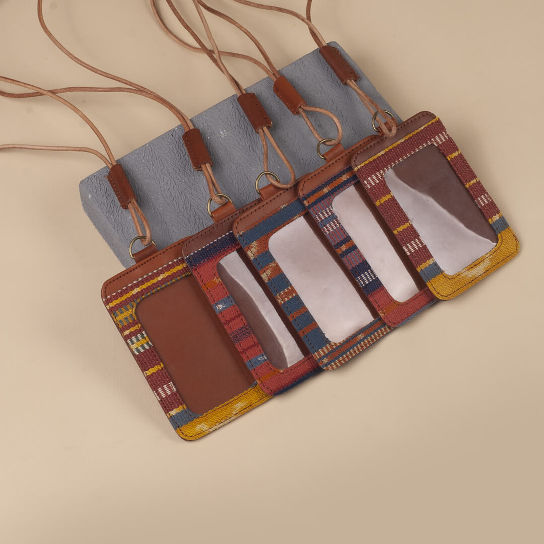 Selip Kulit - ID Holder with Leather Lanyard | Noesa - Noesa | Noesa