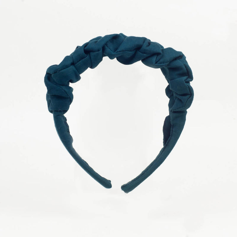 Kerut Polos - Bando Linen - Headbands | Noesa - Dark Green - Noesa | Noesa