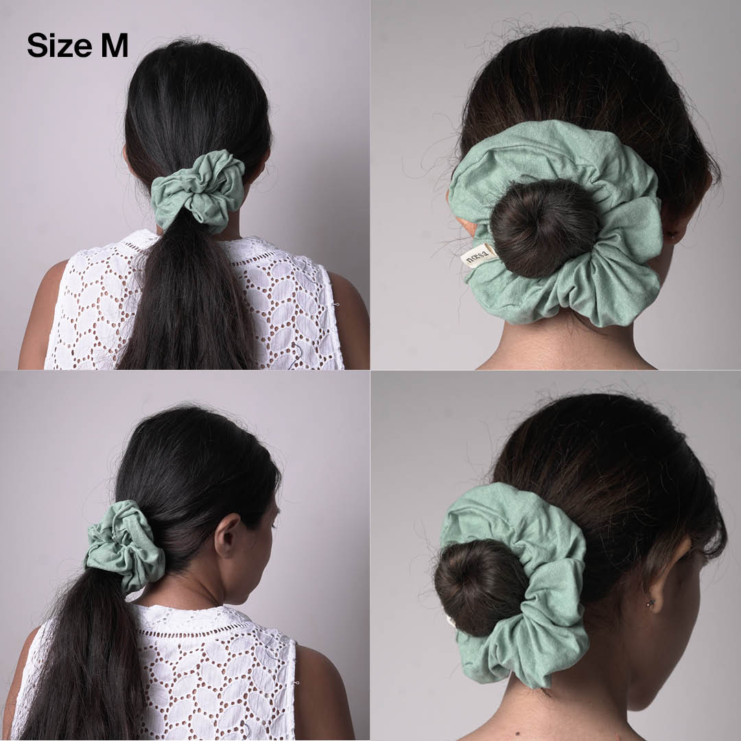 Kuncir Polos 002 - Natural Dye Scrunchies | Noesa - M - Noesa | Noesa