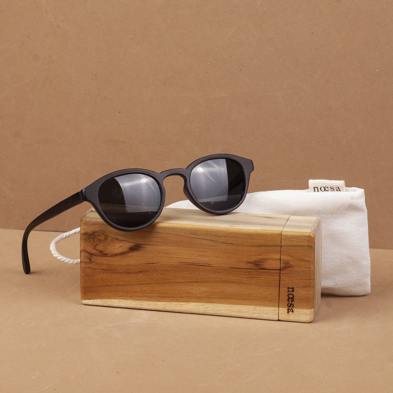 Gemblong - Kacamata Kayu Panto - Sunglasses | Noesa - Rosewood - Noesa | Noesa