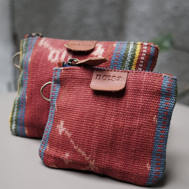 Kantong Pouch Tenun Ikat - Size L | Noesa