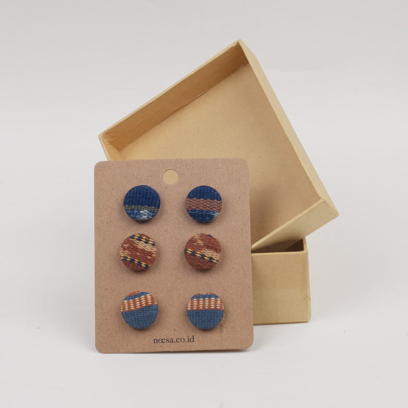 Tusuk Set Of 3 - Earrings Tenun Ikat | Noesa